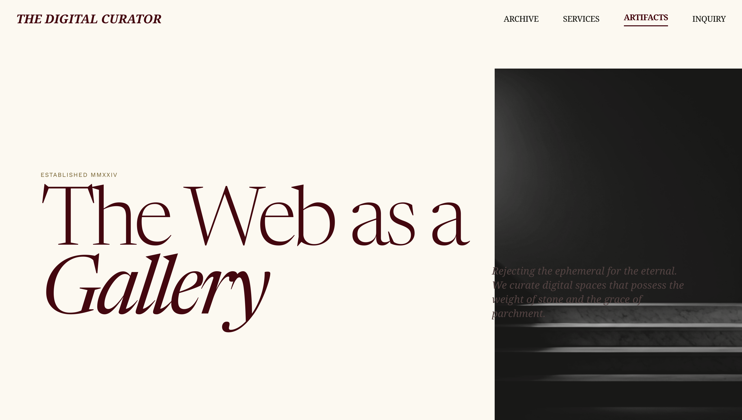 The Digital Curator